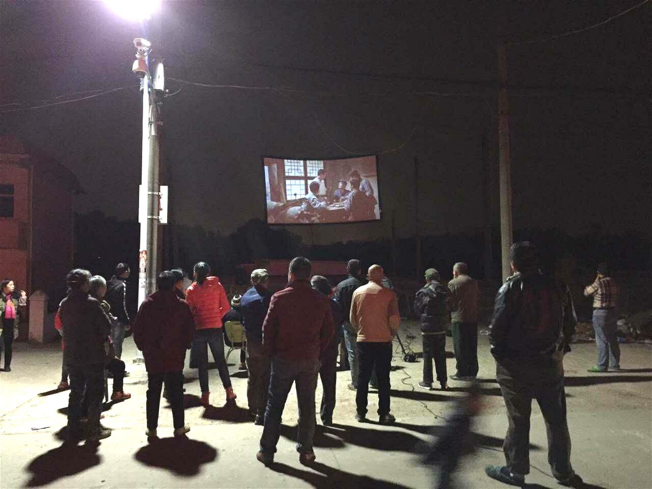 新建区十一月农村公益电影